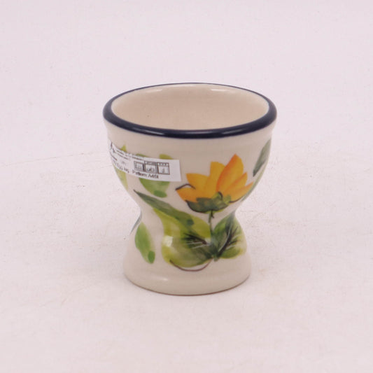 2"x2" Egg Cup. Pattern: Sunflower Splendor
