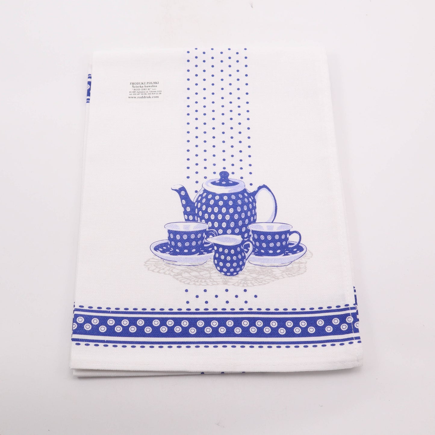 17"x24" Tea Towel 2-Pack. Pattern: Cobalt