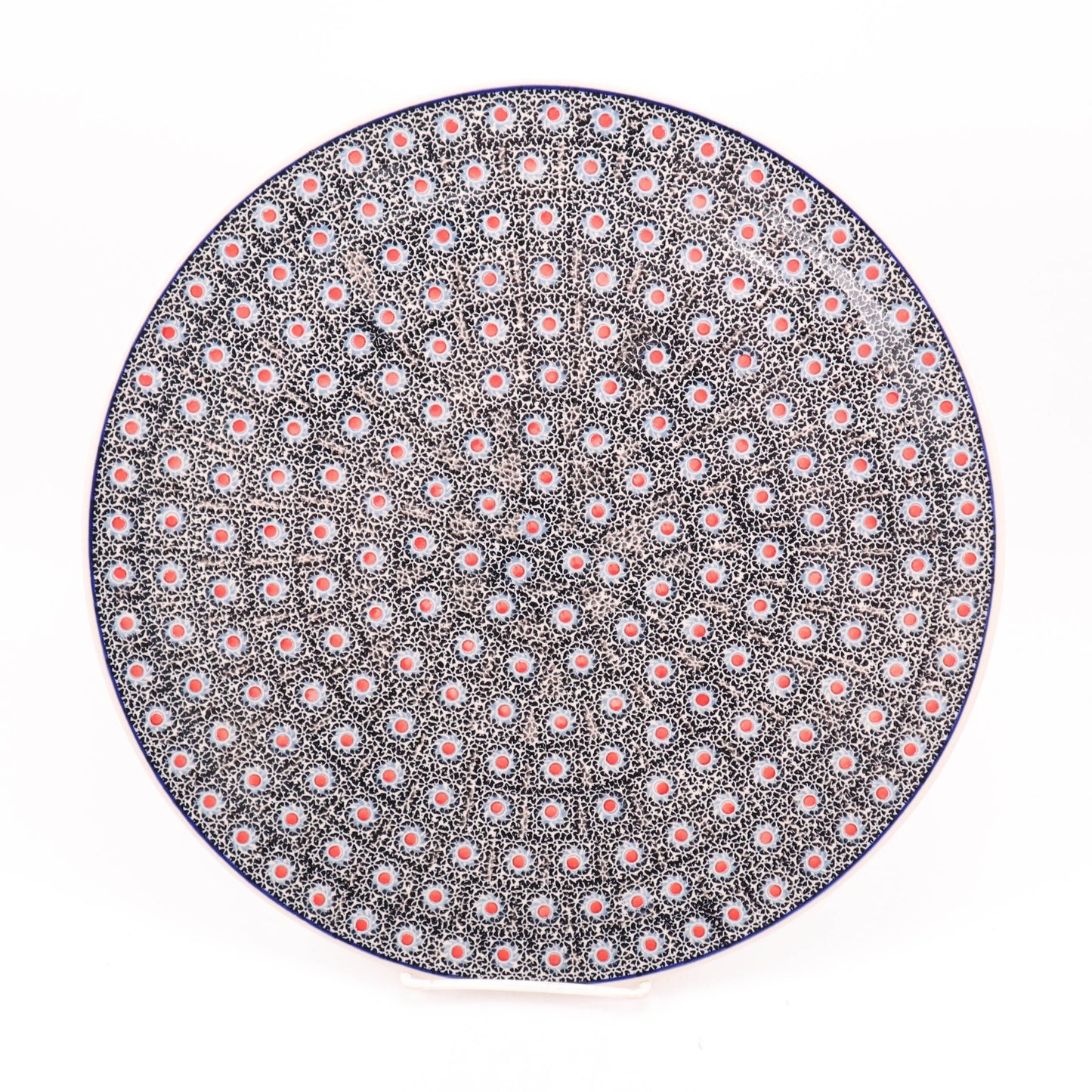 13" Pizza Plate. Pattern: Moonlight Posies
