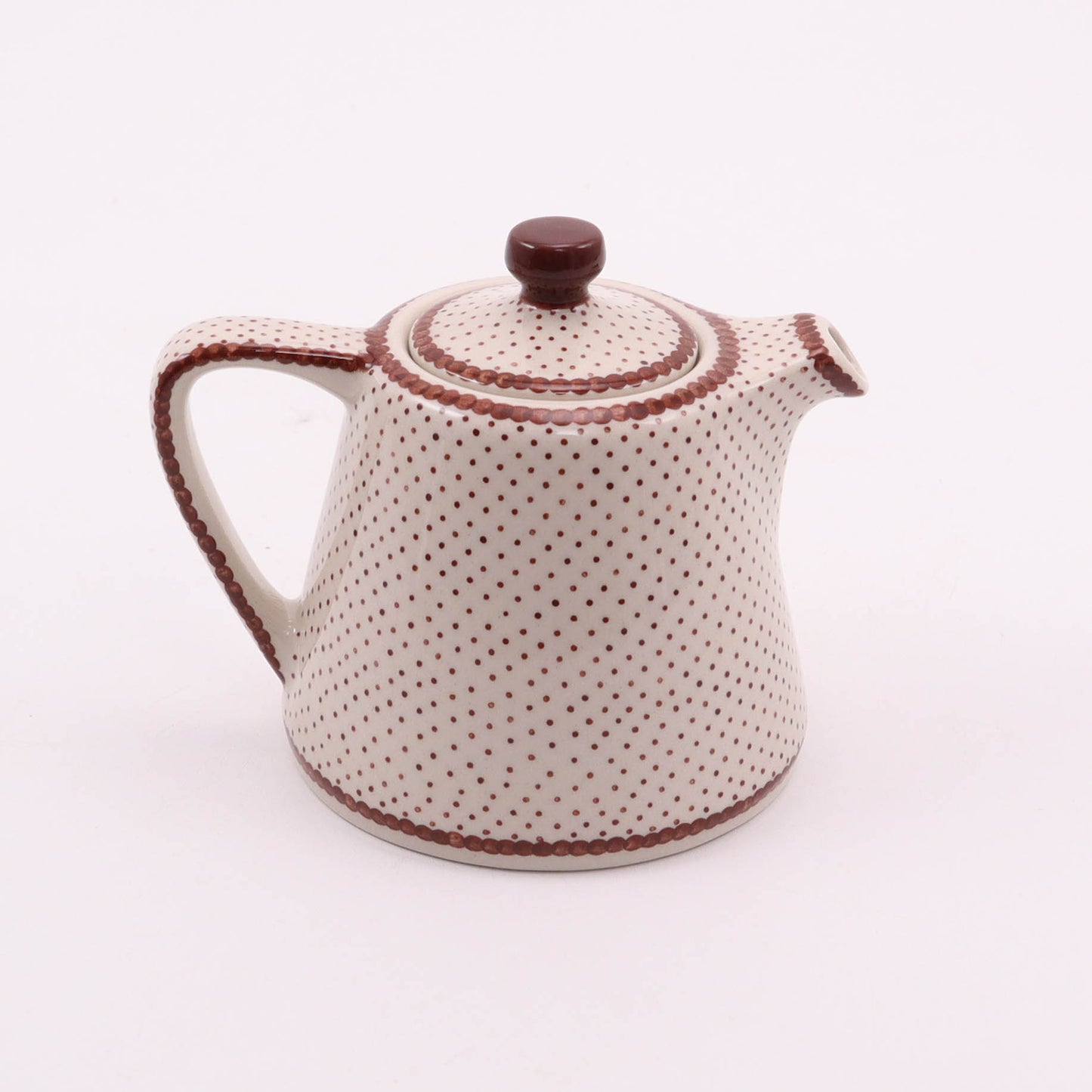 8oz Modern Teapot. Pattern: Gingerbread