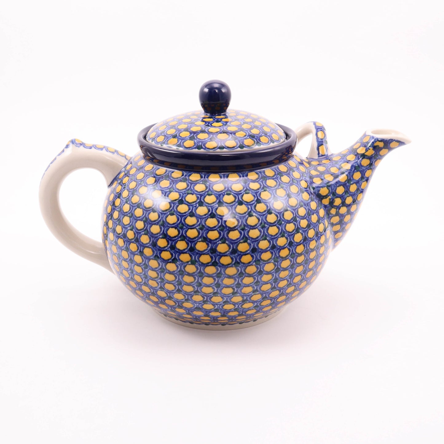 3L Teapot. Pattern: Lemon Drops