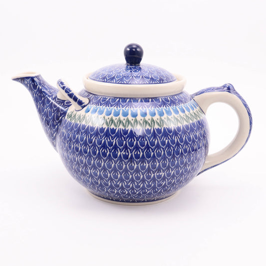 3L Teapot. Pattern: Tulip Parade