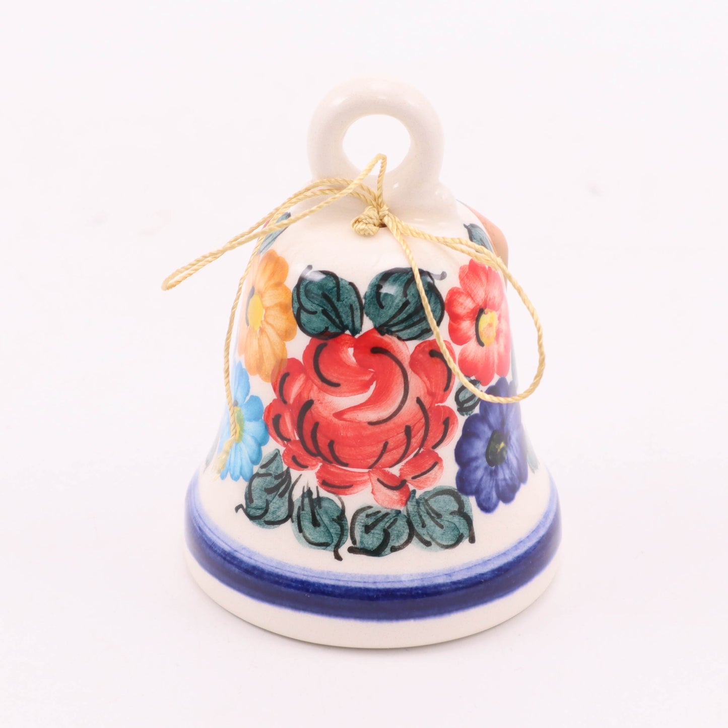 2.5"x3.5" Bell Ornament. Pattern: Colorful