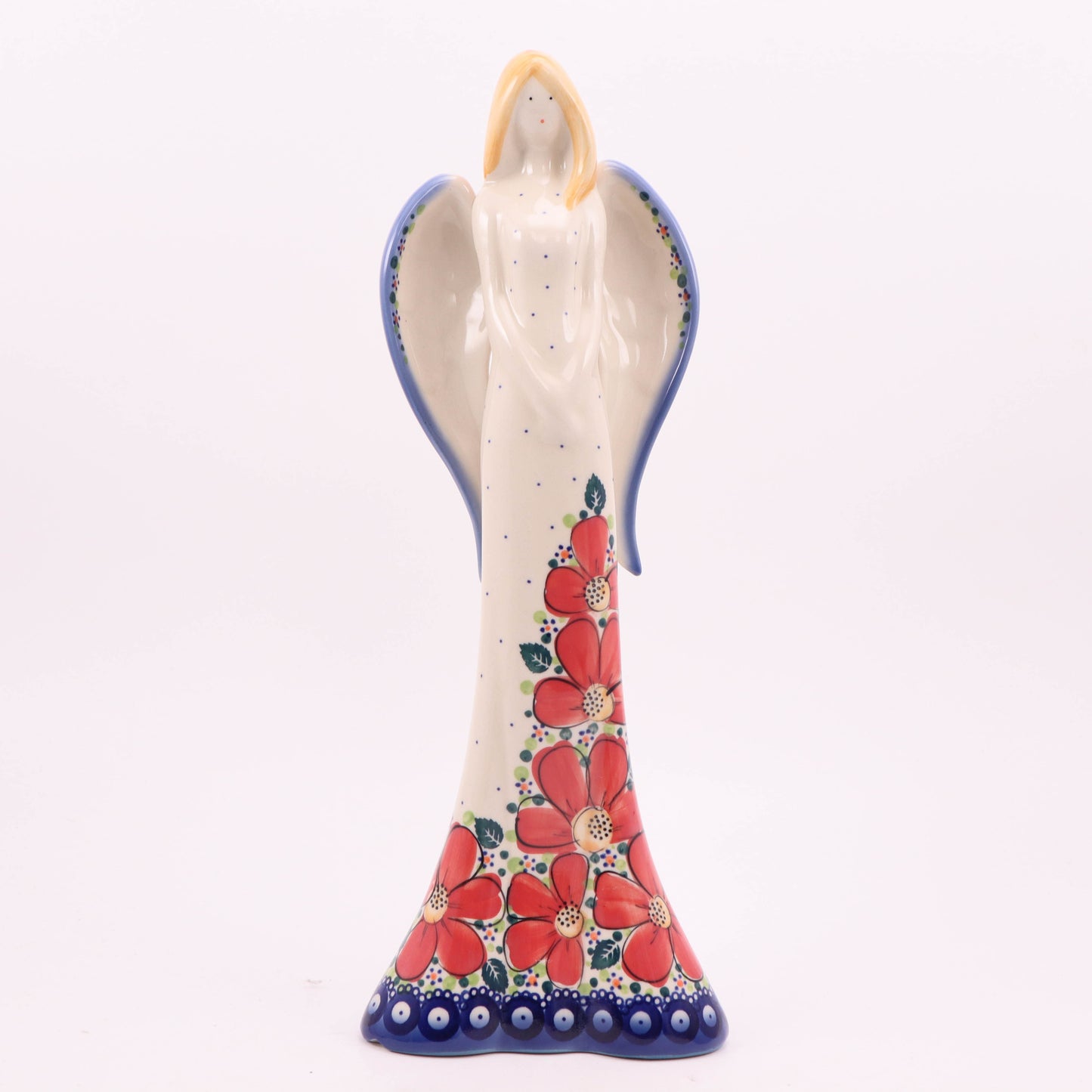 14.5" Large Angel Figurine. Pattern: Love Song