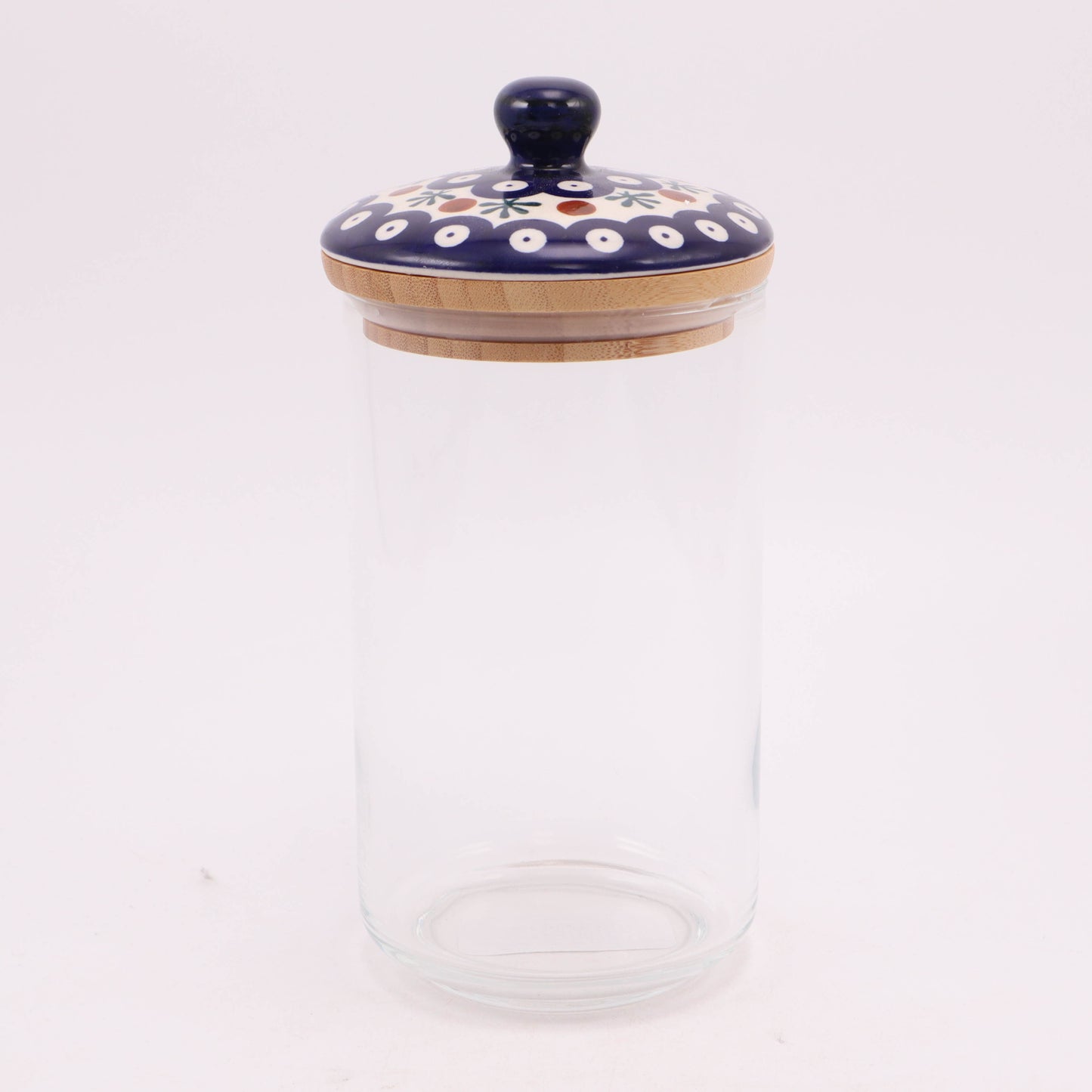 32oz Clear Jar with Air-Tight Lid. Pattern: Mosquito