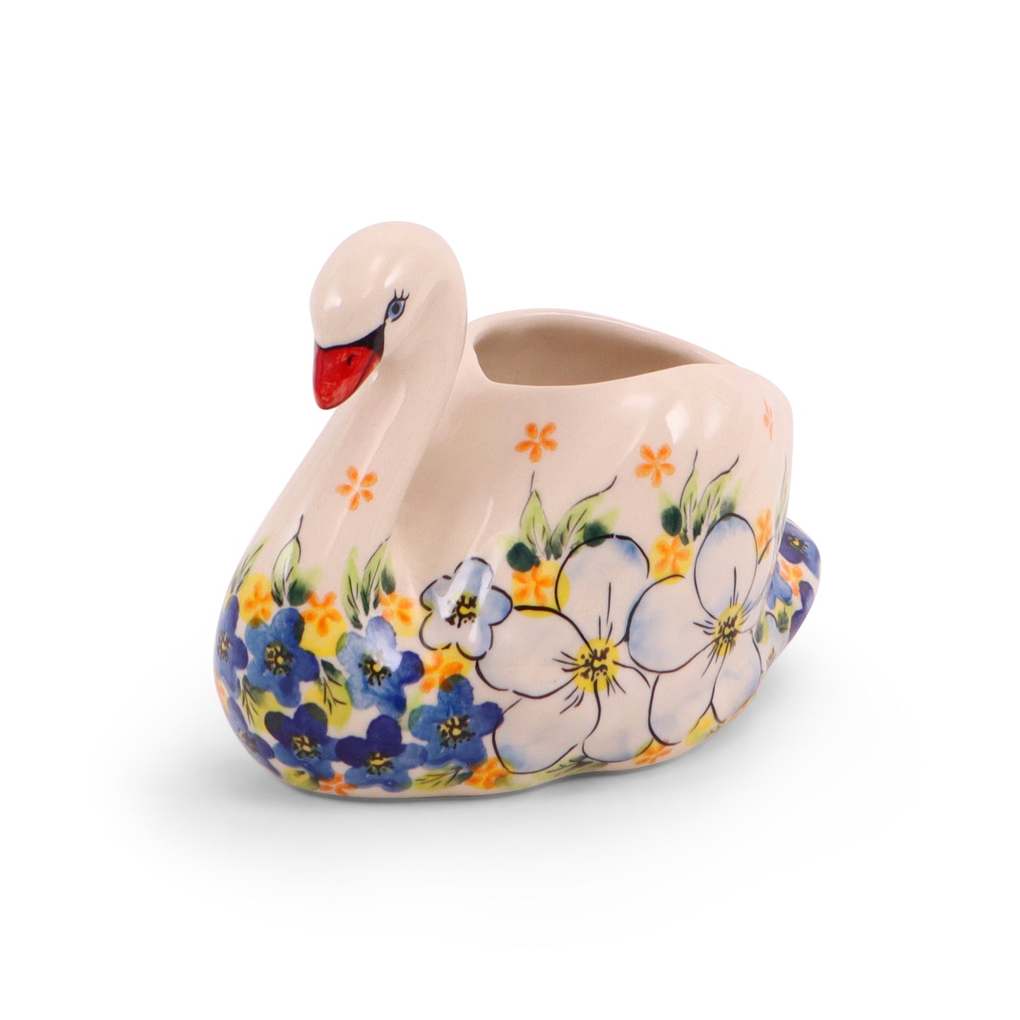 5"x3.5" Swan Container. Pattern: U88
