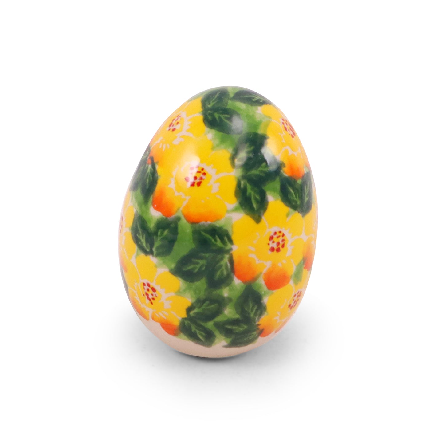 3" Egg Figurine. Pattern: Sunny Day