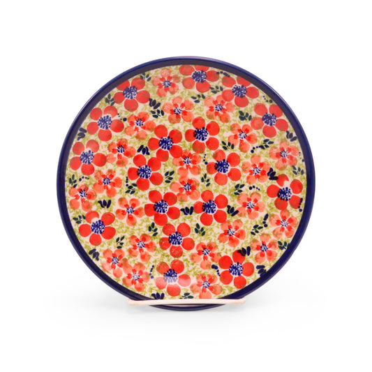 7.5" Dessert Plate. Pattern: Crimson Tide