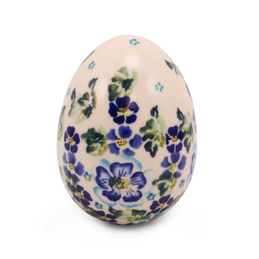 3"x4" Egg Ornament. Pattern: Precious Petals