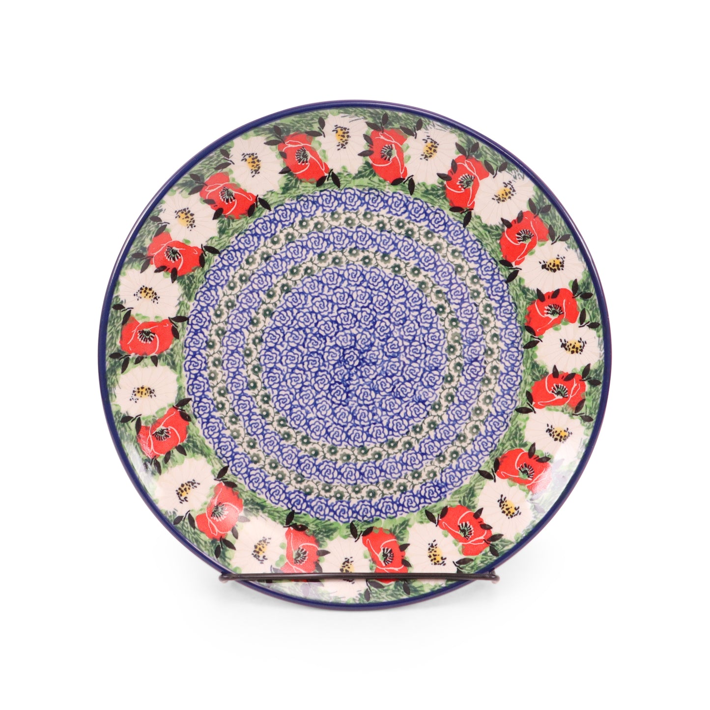 10" Dinner Plate. Pattern: Polish Summer