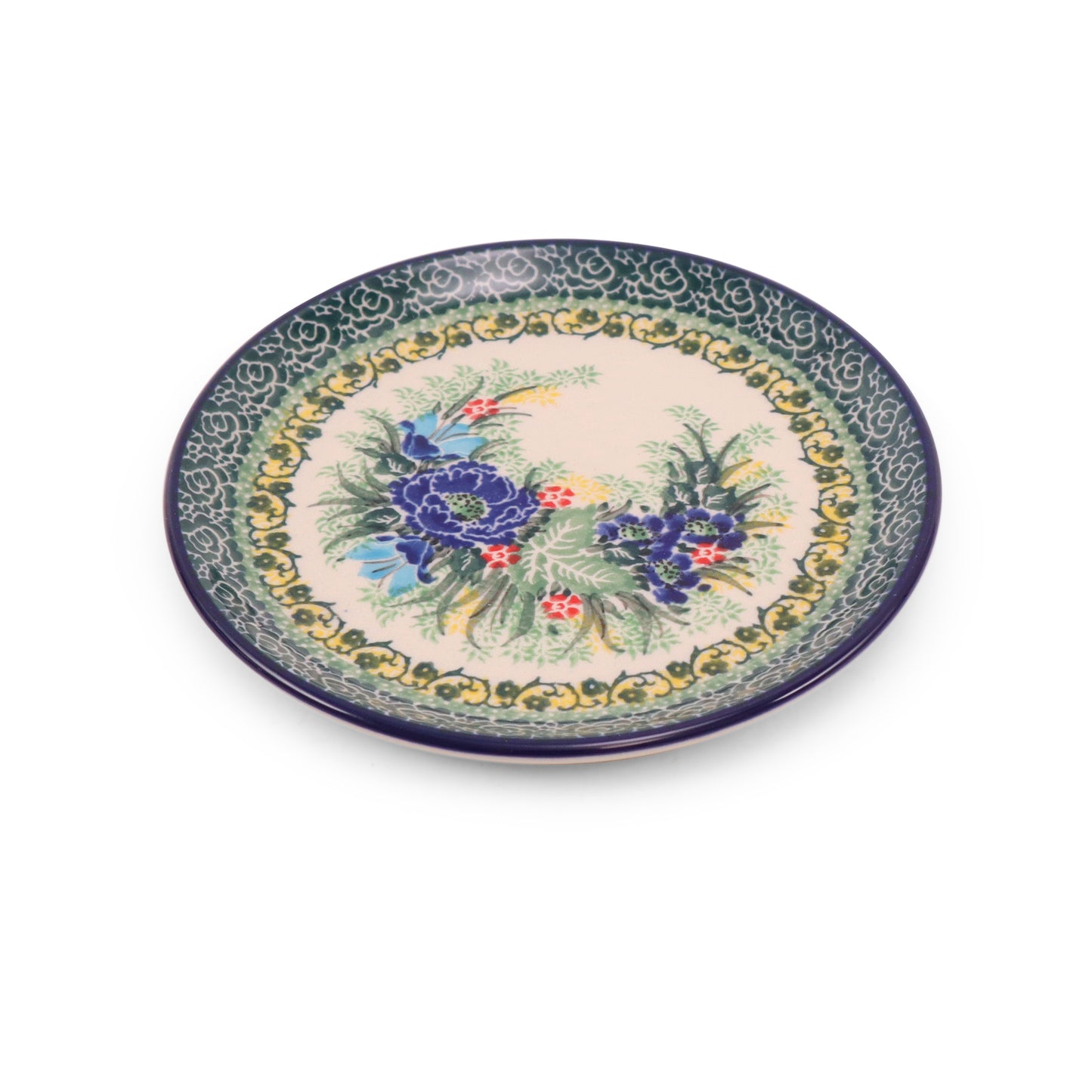 6.5" Plate. Pattern: Flower Bunch