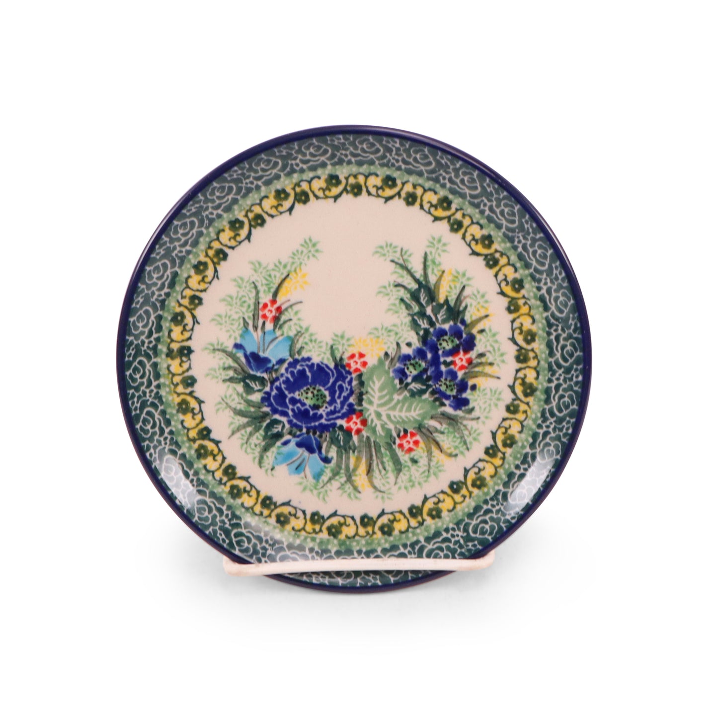 6.5" Plate. Pattern: Flower Bunch