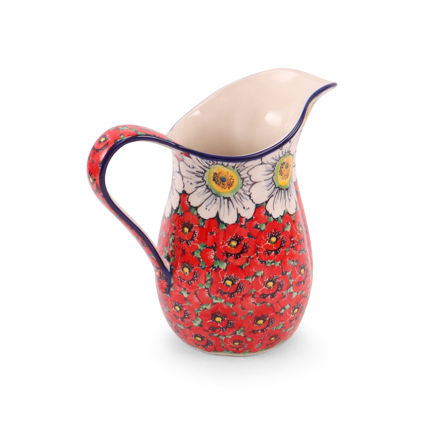 1.5L Pitcher. Pattern: Scarlet Daisy