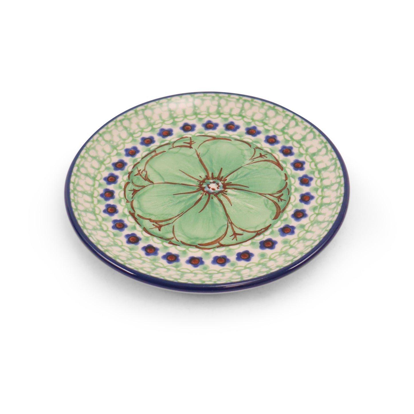 5" Plate. Pattern: Jade Poppy