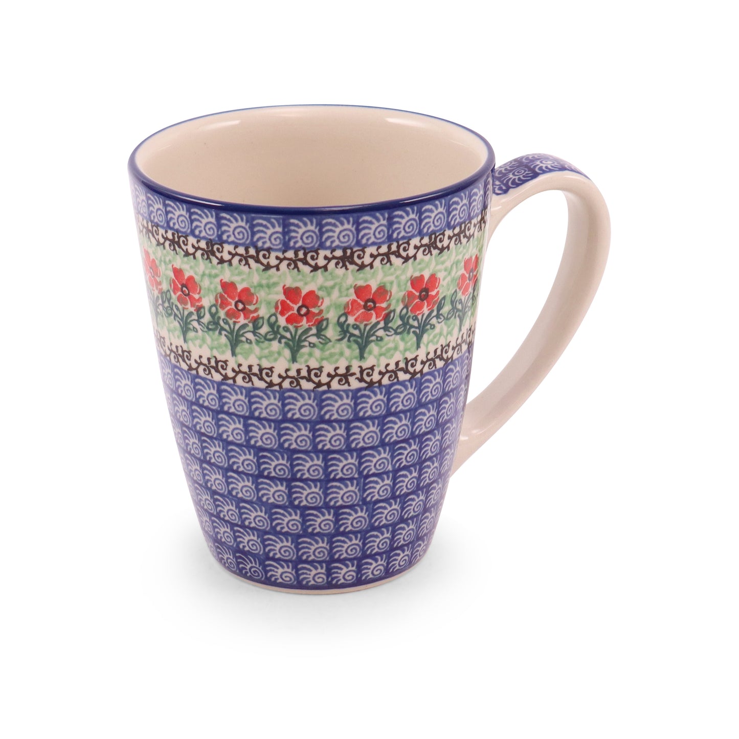 22oz Mega Mug. Pattern: Maraschino