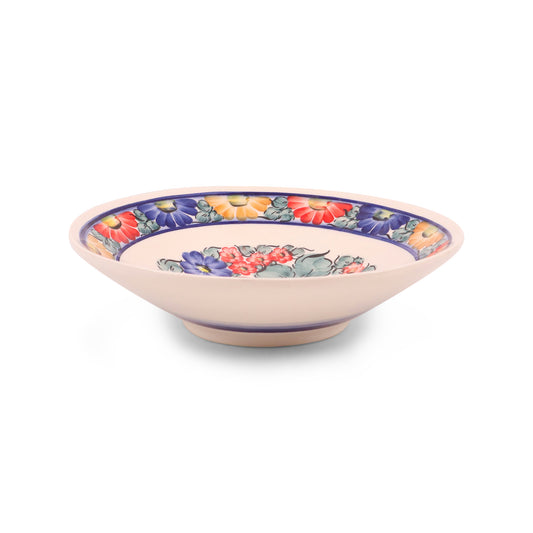 11.5" Fruit Bowl. Pattern: Colorful