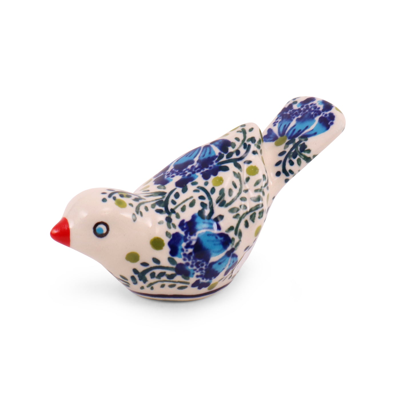 4.5" Bird Figurine. Pattern: Bristol Blues