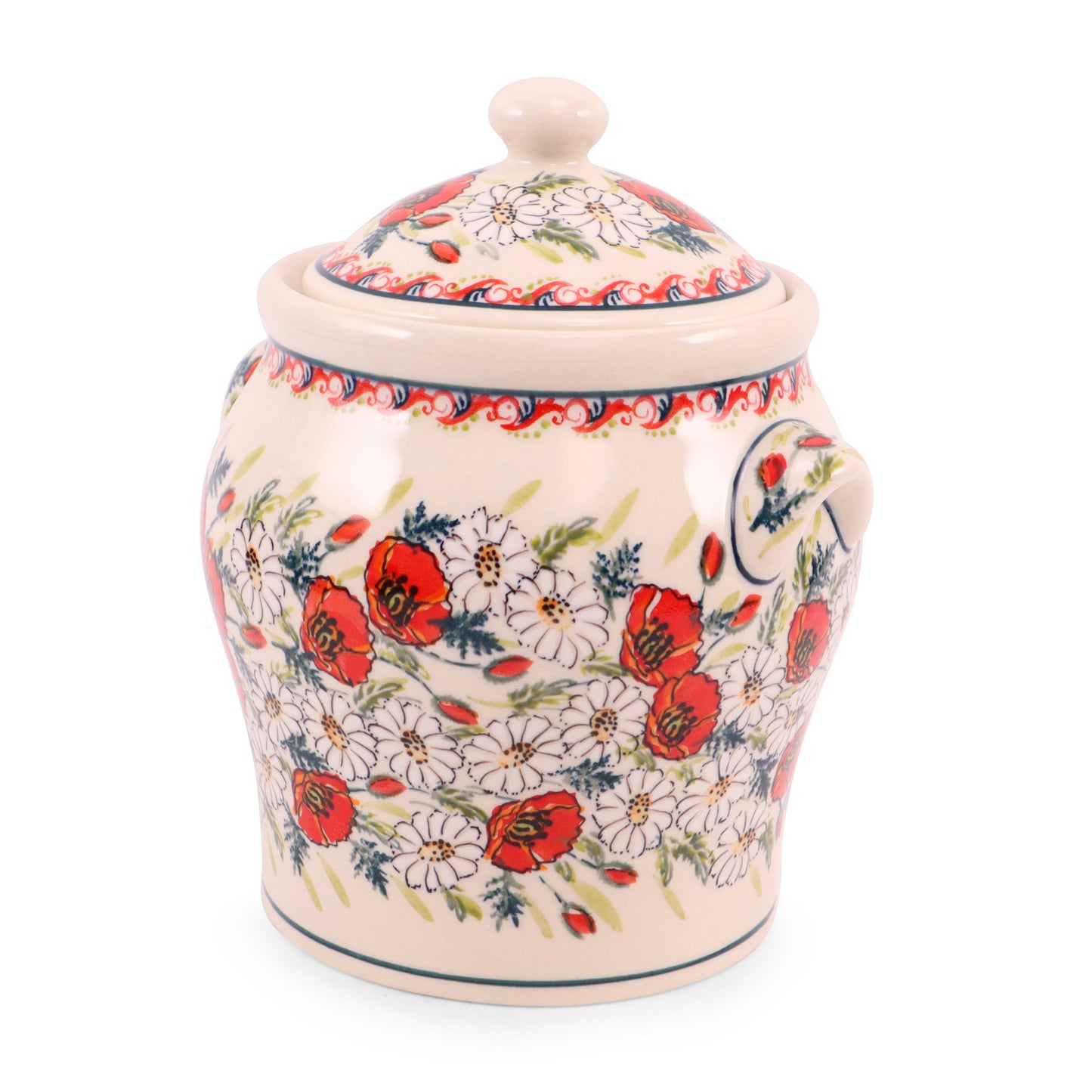 1.5L Canister with Lid. Pattern: A Little Romance