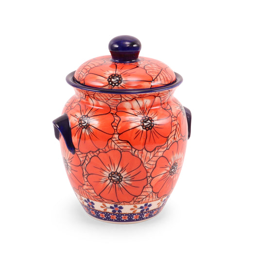 1.15L Medium Container with Lid. Pattern: A5R