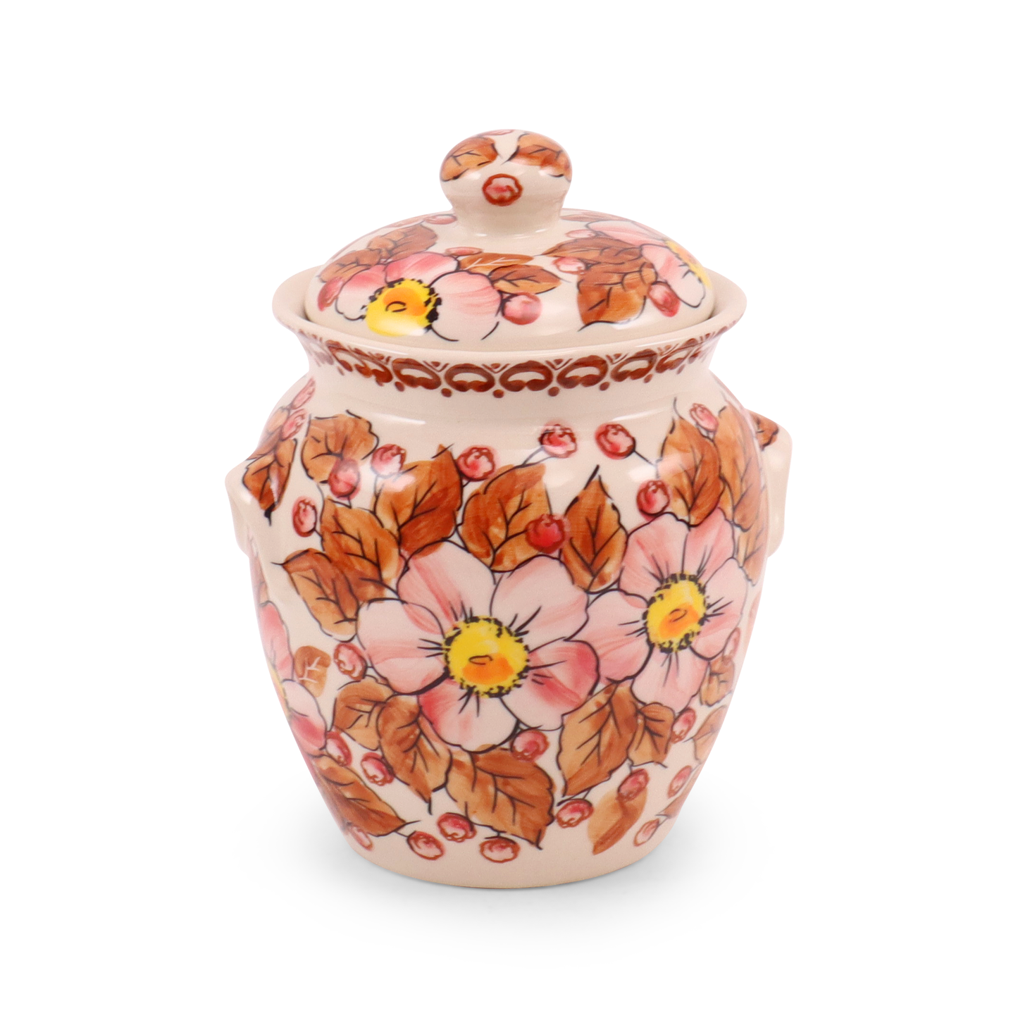 1.15L Medium Container with Lid. Pattern: A34