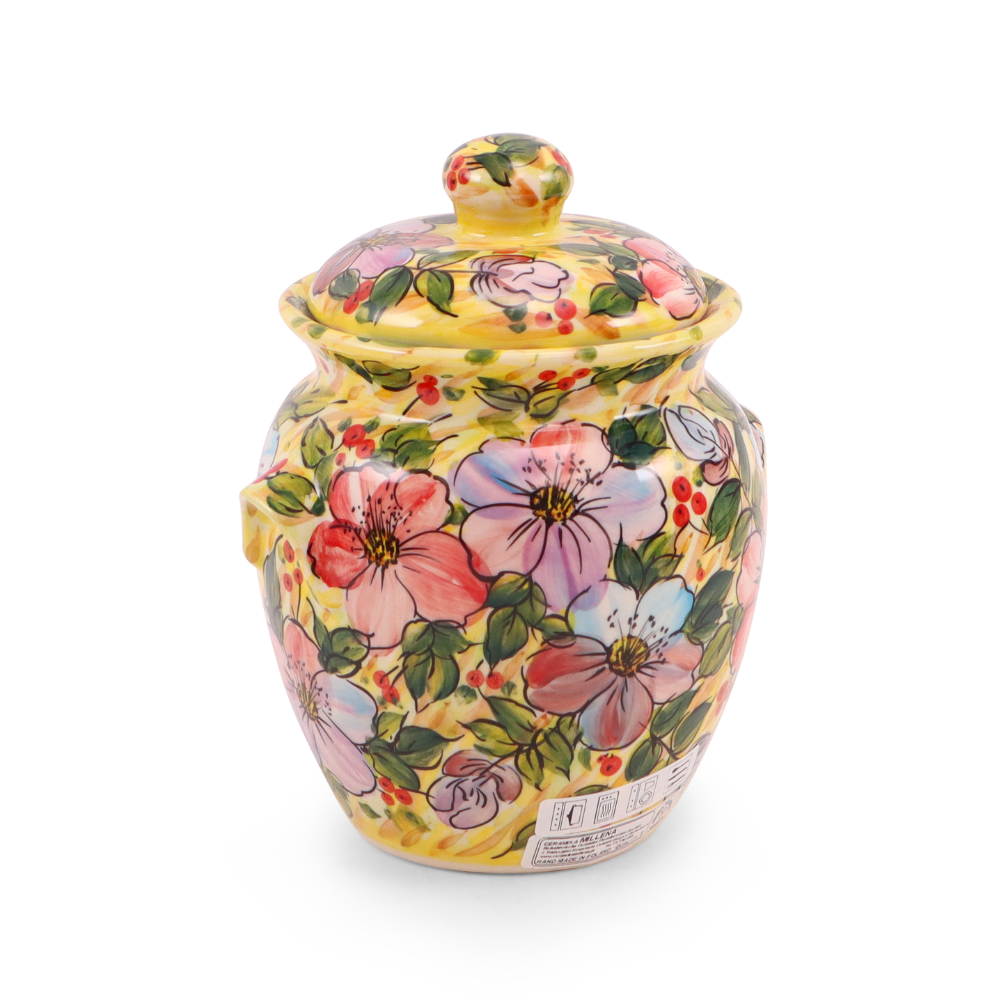 1.15L Medium Container with Lid. Pattern: A50
