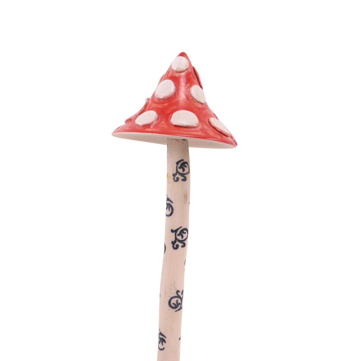 Garden Mushroom Figurine. Pattern: Red Top