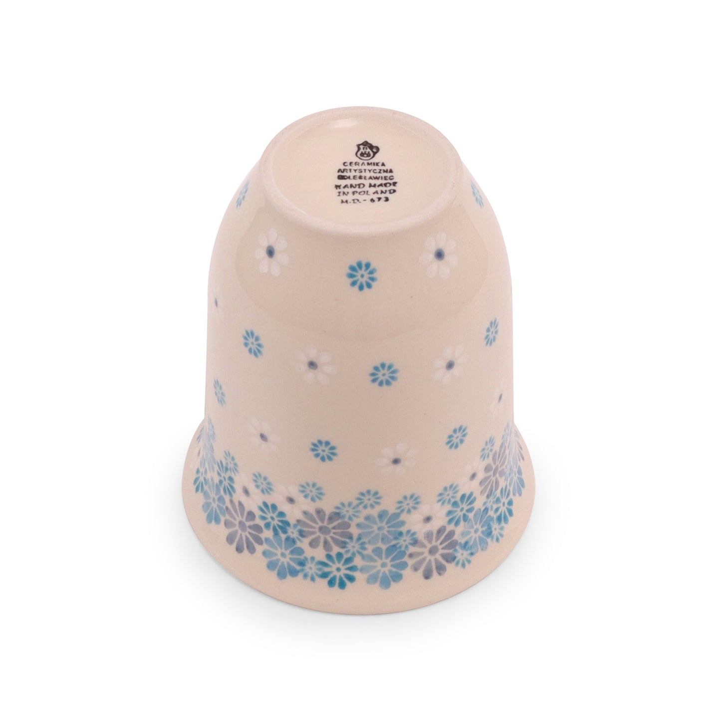 16oz Bistro Mug. Pattern: Snowed In