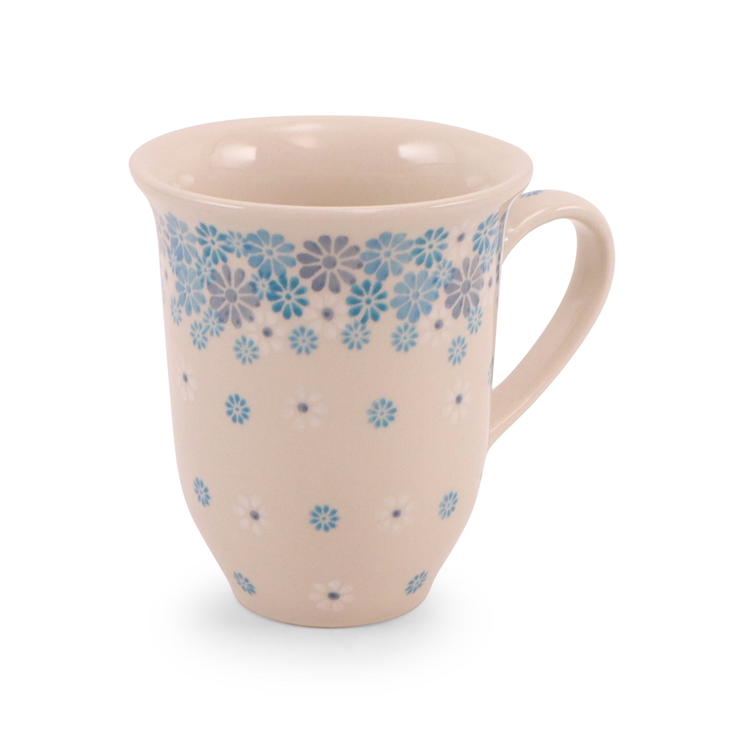 16oz Bistro Mug. Pattern: Snowed In