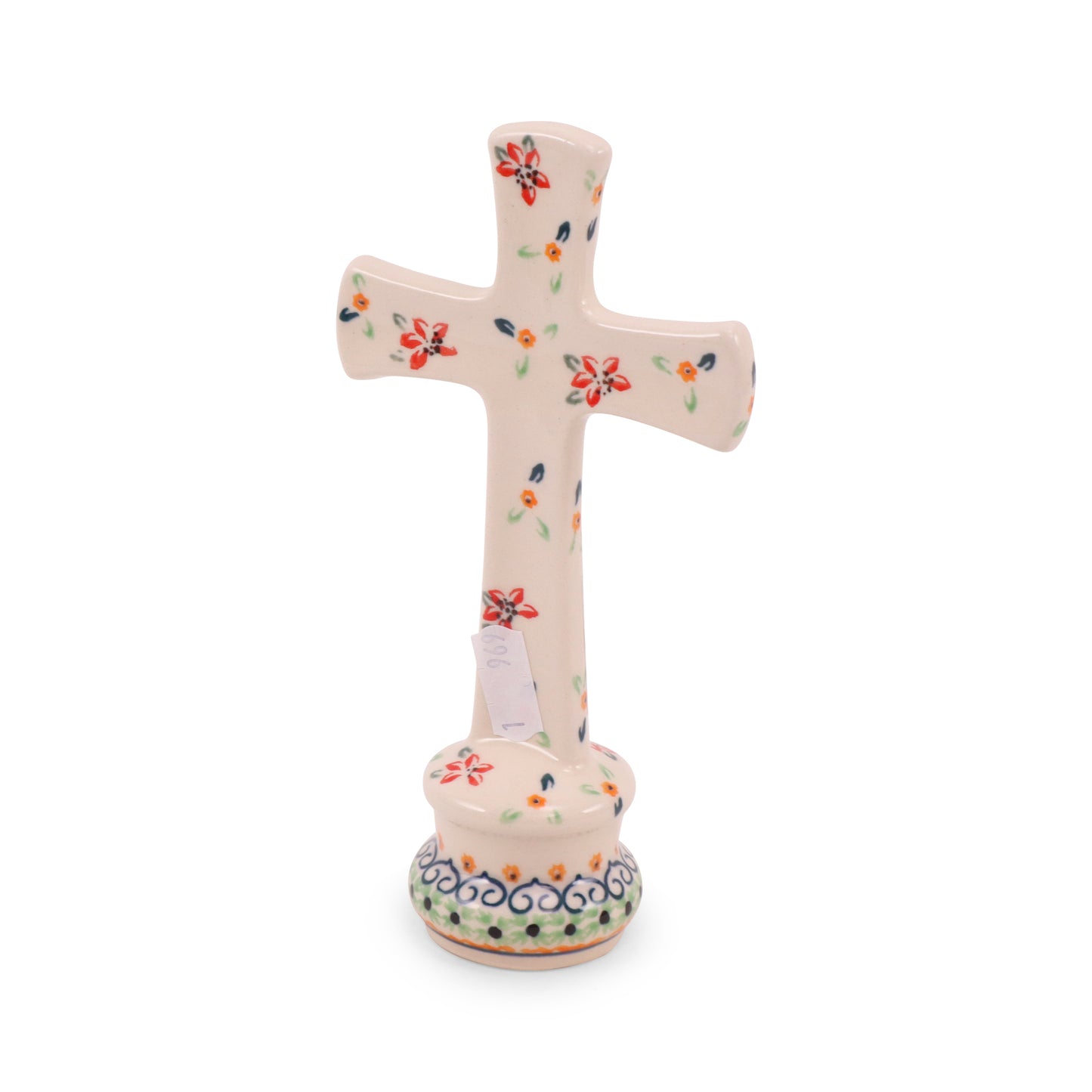 4"x7" Cross Figurine. Pattern: Sweetheart Deal