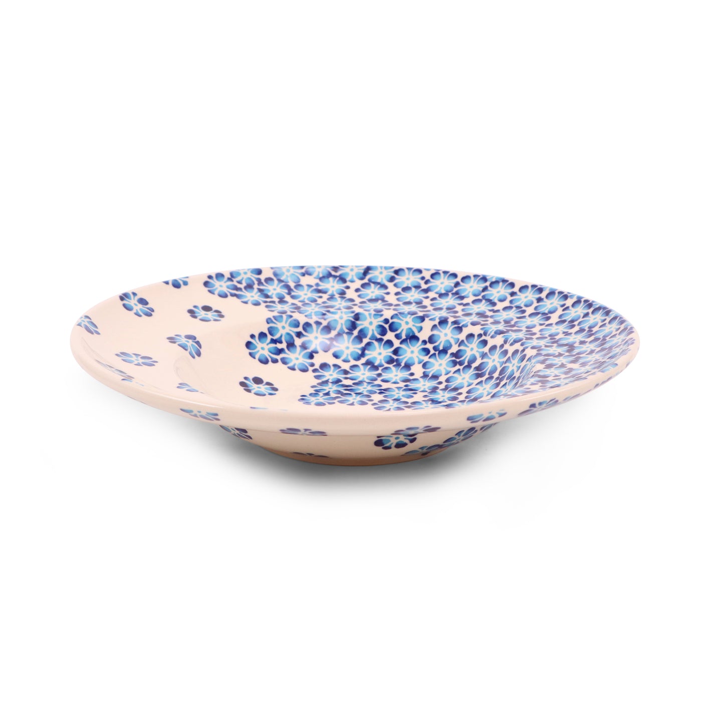 11.5" Salad Bowl. Pattern: Sweet Petunia