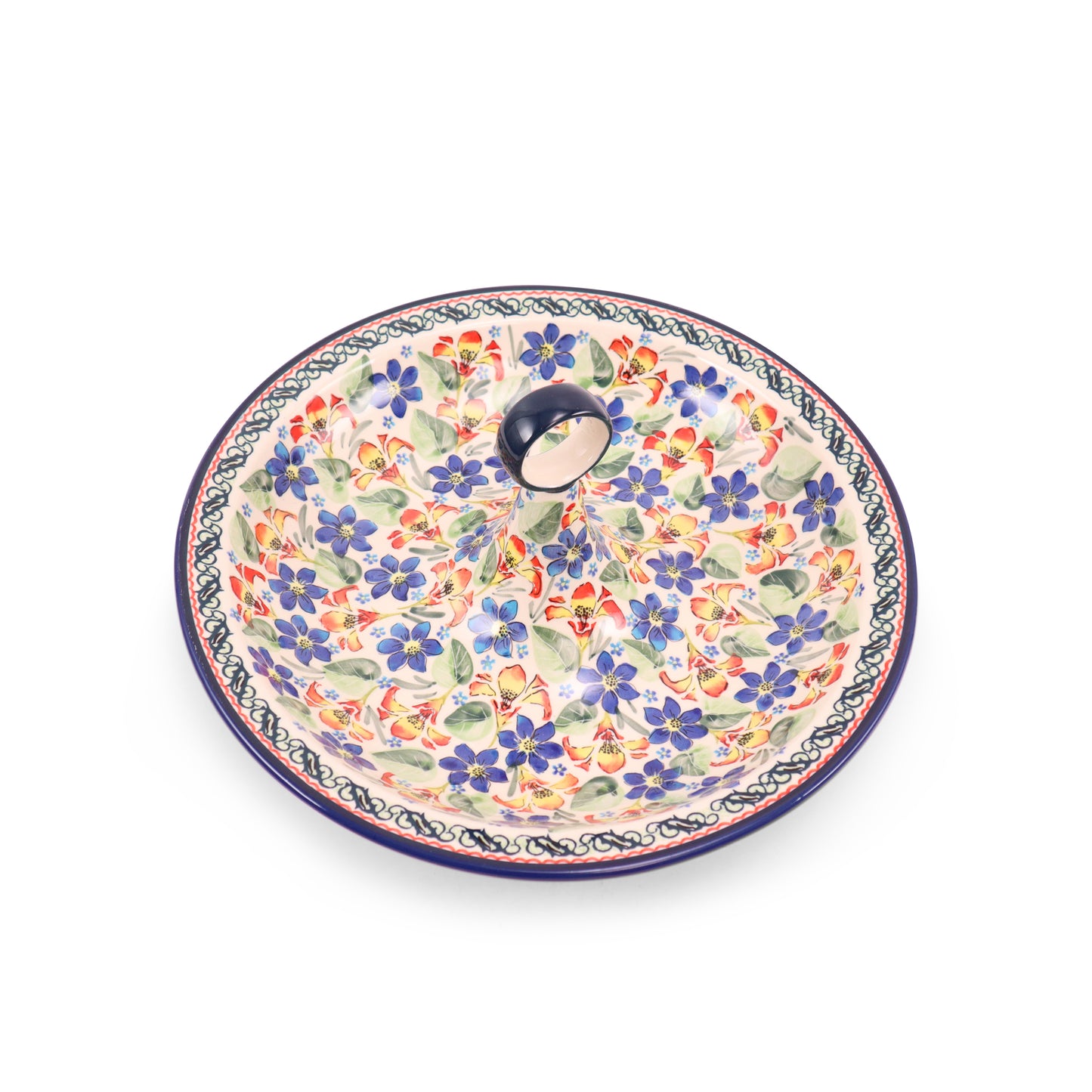 13.5" Serving Bowl. Pattern: Botanical Garden