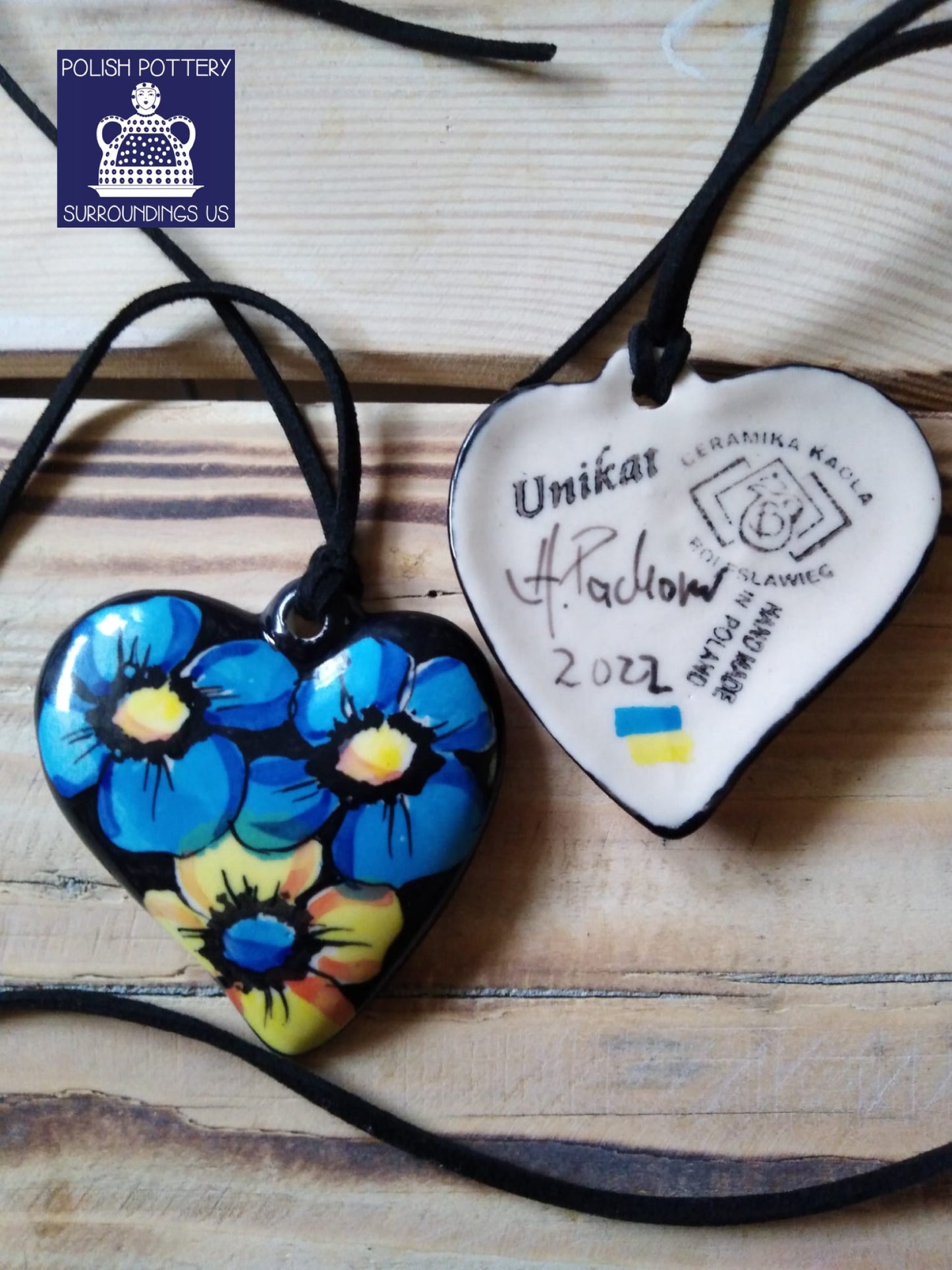 Ukraine Heart Pendant Raffle